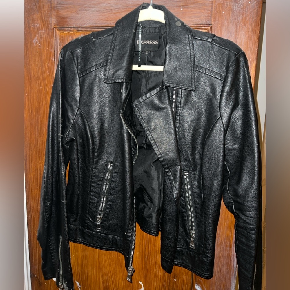 Express leather jacket